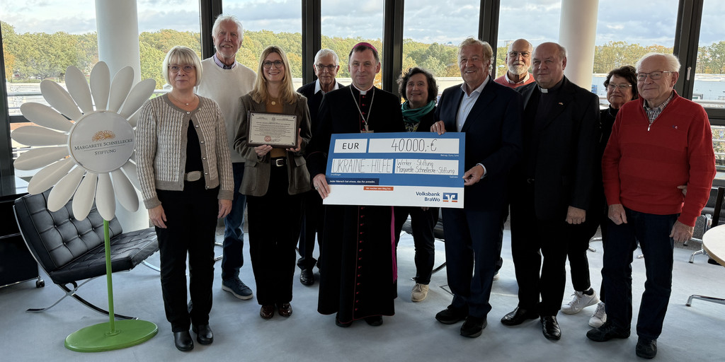 40.000 Euro für vom Krieg betroffene Menschen