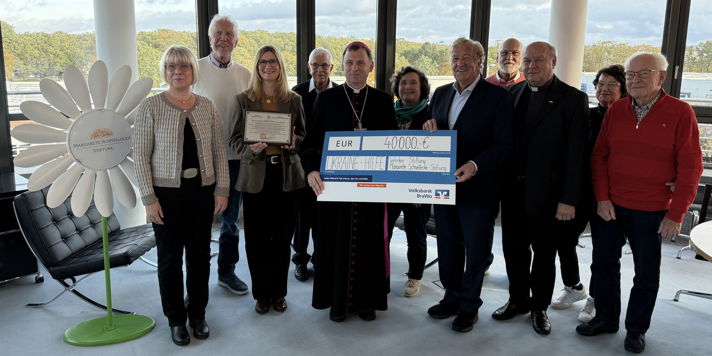 40.000 Euro für vom Krieg betroffene Menschen